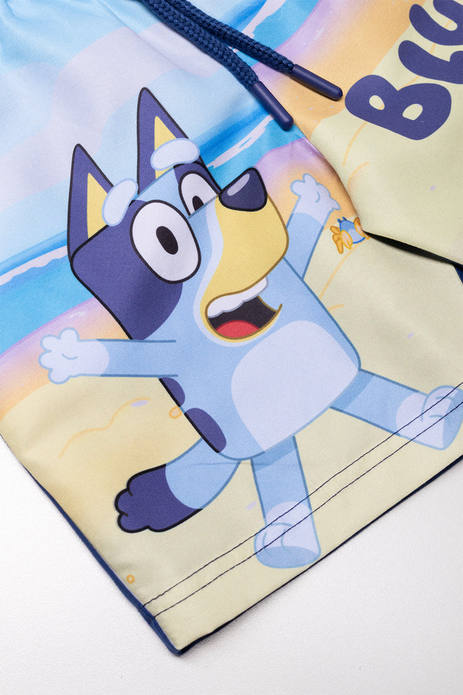 Bluey Swim Shorts Blue & Yellow