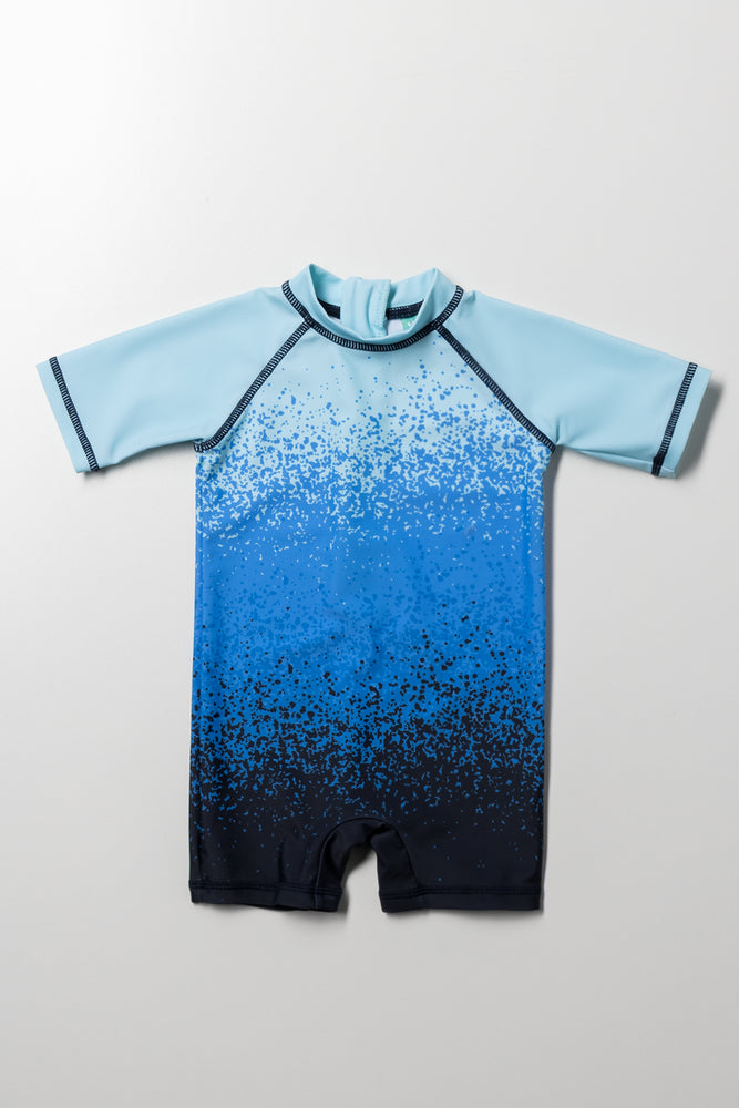 Ombre Swimsuit Blue