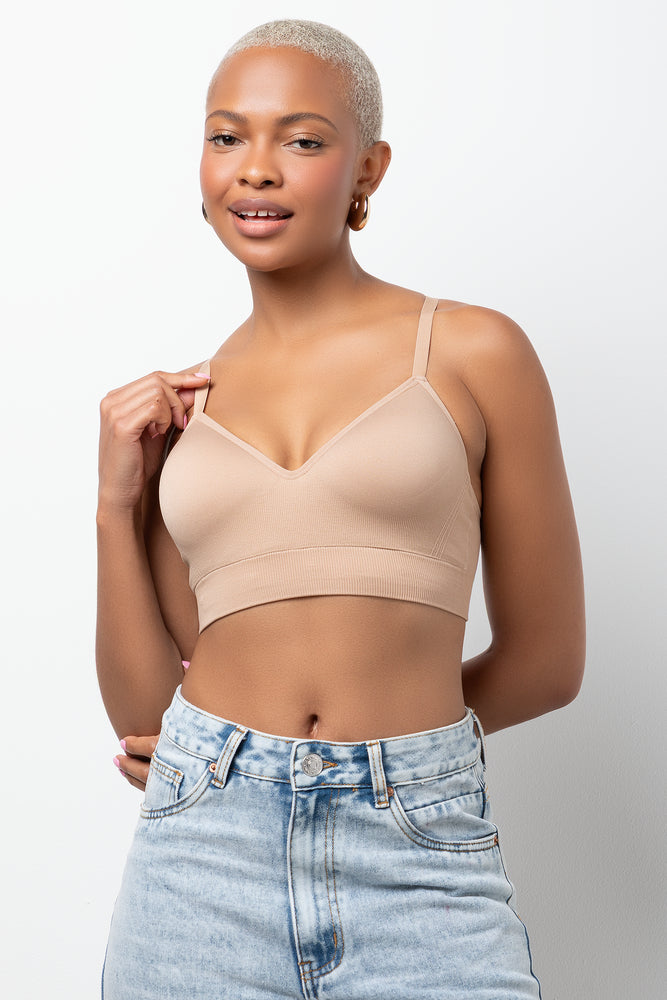 Seam Free Bralette Tan