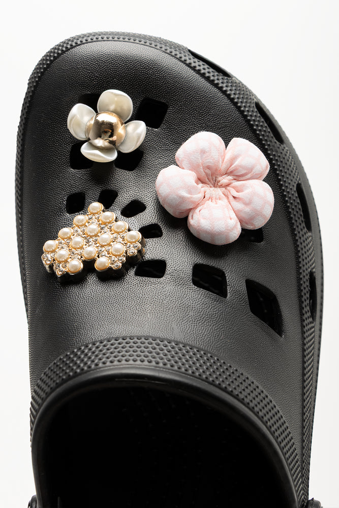 Chunky Daisy Clogs Black (4)