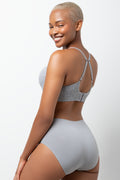 3 Pack Seamfree Briefs Black, Grey And Natural (2)