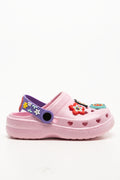 Flower Charms Clogs Pink (1)