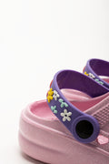 Flower Charms Clogs Pink (3)