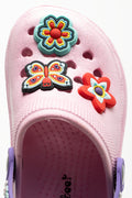 Flower Charms Clogs Pink (4)
