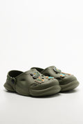 Clogs With Charms Green