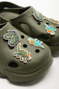 Clogs With Charms Green (2)