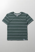 Stripe Short Sleeve T-Shirt Green