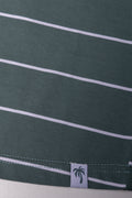 Stripe Short Sleeve T-Shirt Green (2)