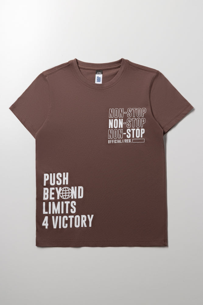 Short Sleeve T-Shirt Brown