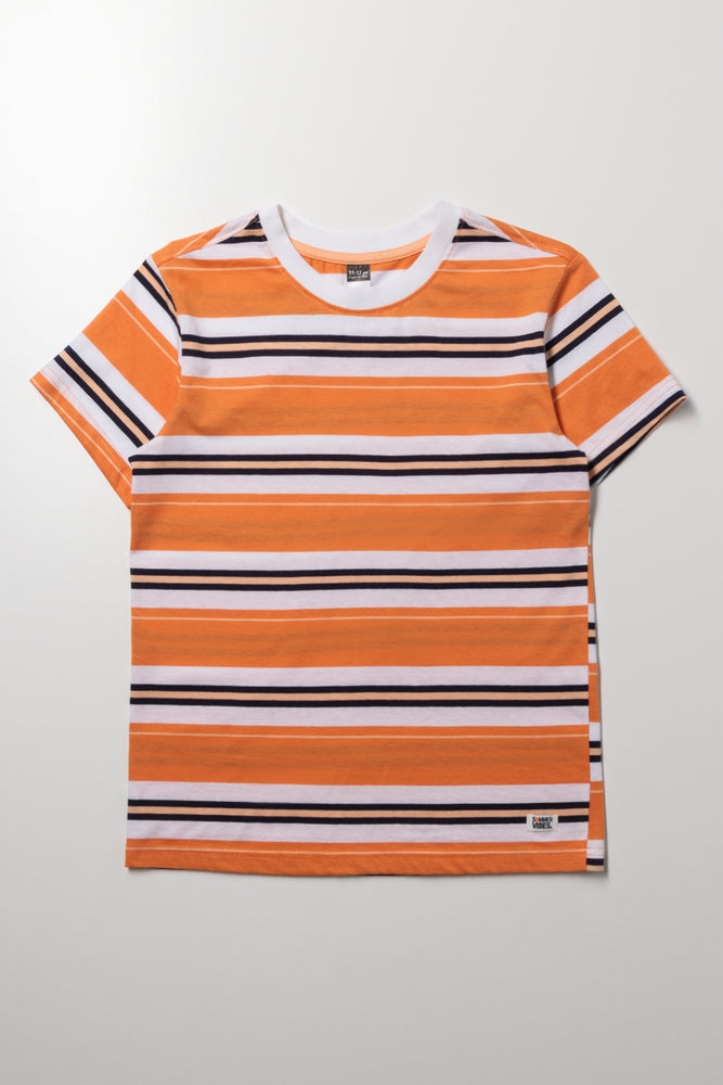 Stripe T-Shirt Orange
