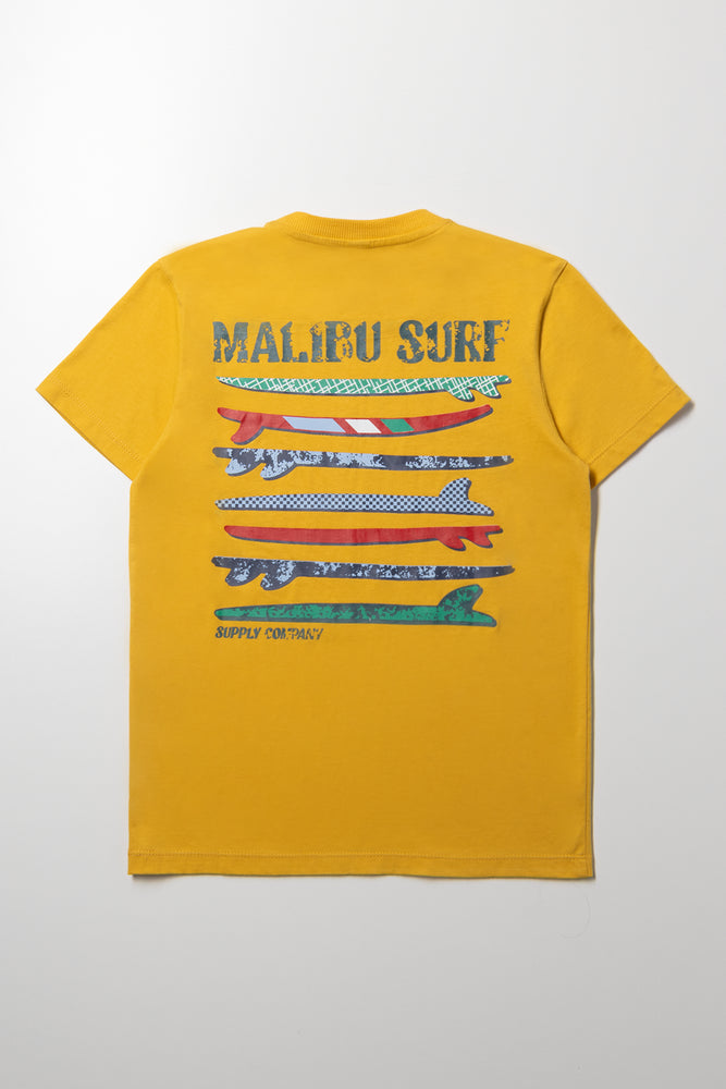 Short Sleeve T-Shirt Yellow (2)