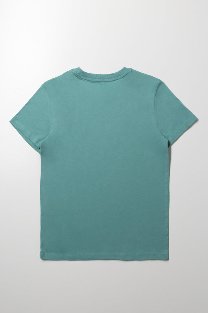 Headphones Short Sleeve T-Shirt Teal (2)