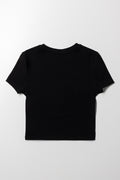 Fitted Graphic T-Shirt Black (2)