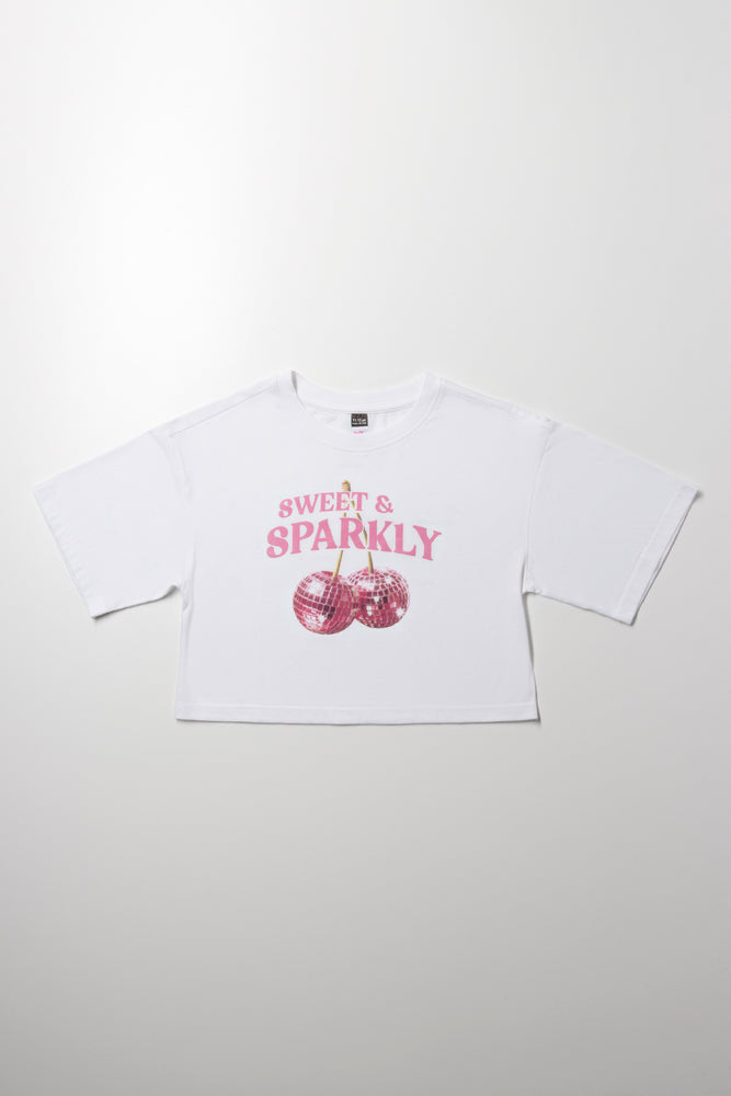 Short Sleeve Boxy T-Shirt White