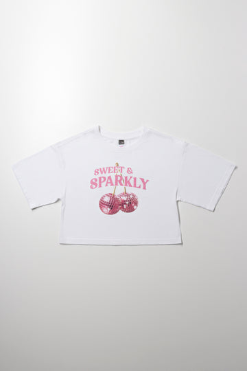 Short Sleeve Boxy T-Shirt White