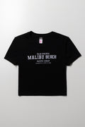 Rib Baby T-Shirt Black