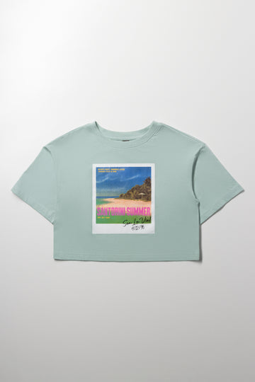 Boxy T-Shirt Green