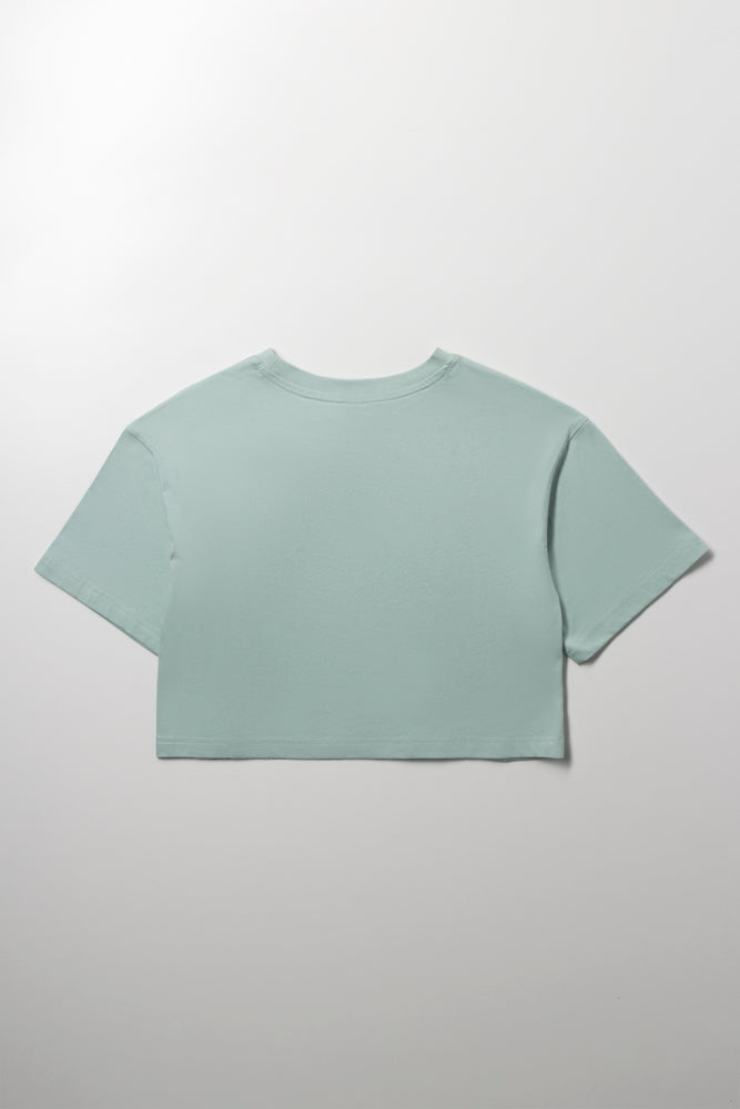 Boxy T-Shirt Green (2)