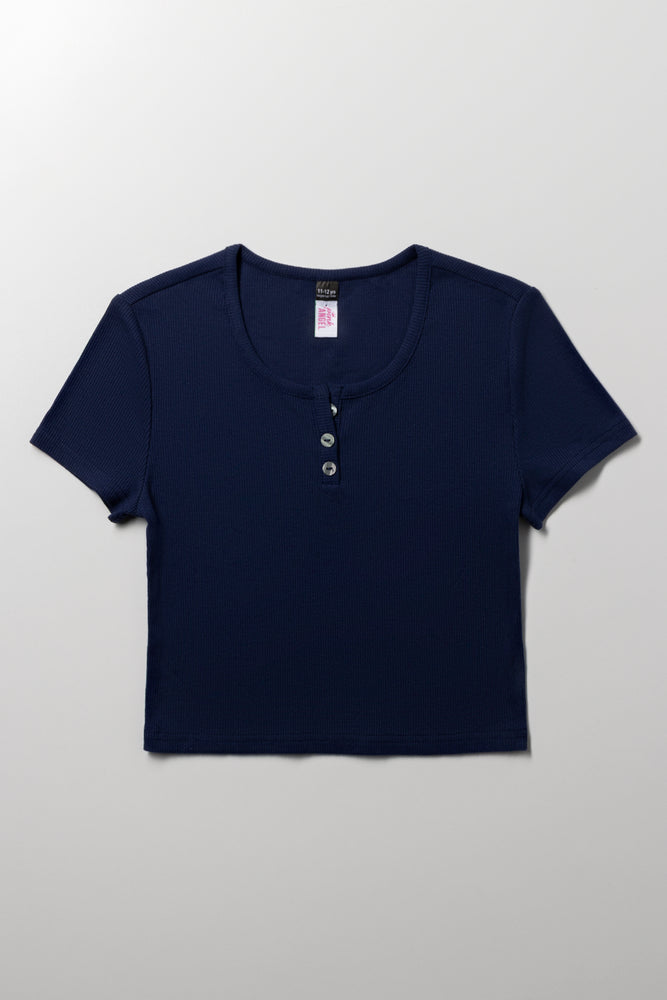 Baby Tee Navy