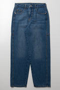 Barrel Denim Jeans Blue