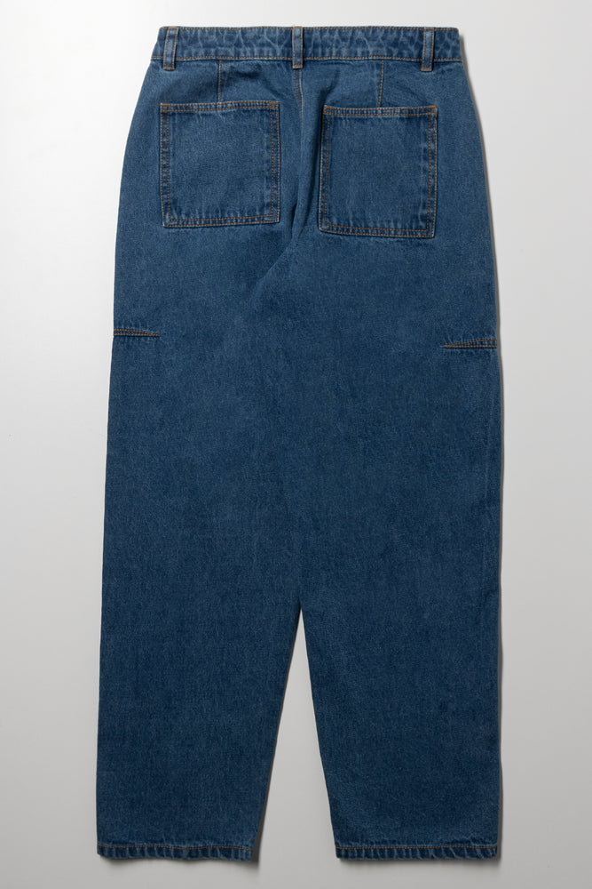 Barrel Denim Jeans Blue (2)
