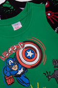 Avengers 2 Pack Vests Green And Black (1)
