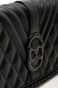Padded Chain Detail Bag Black (3)