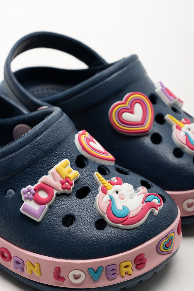 Unicorn Clogs Navy (2)