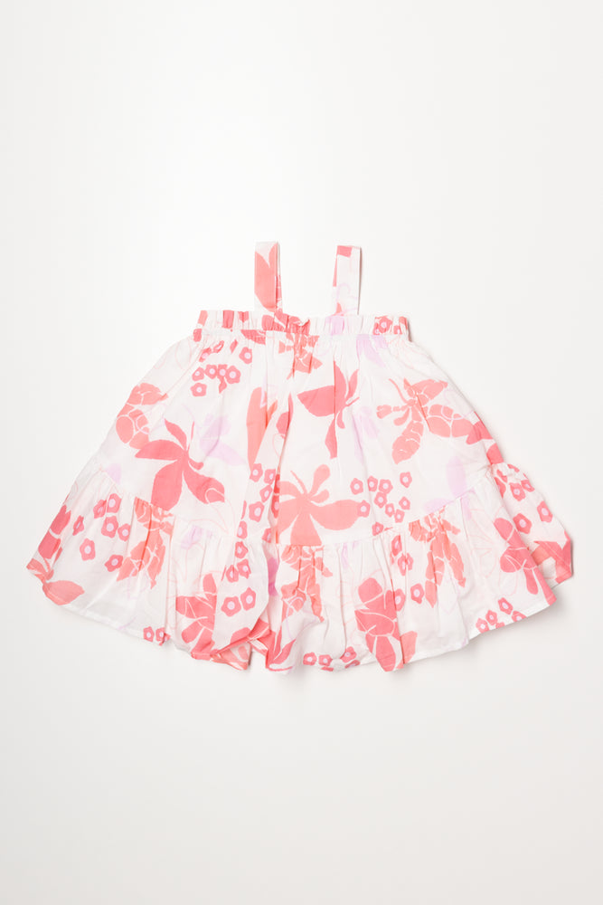 Flared Dress Pink