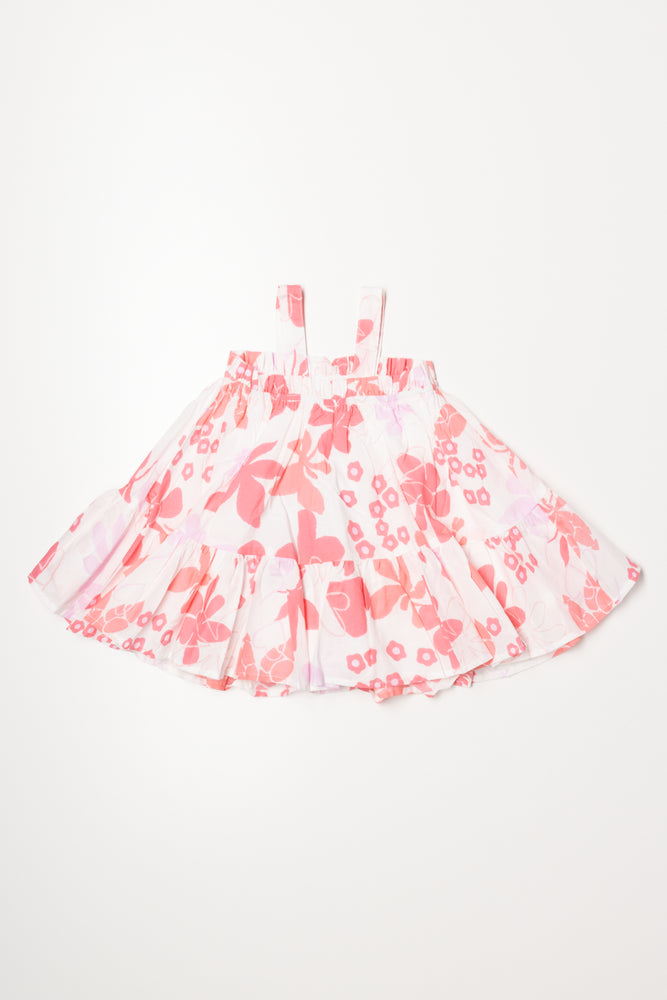 Flared Dress Pink (2)