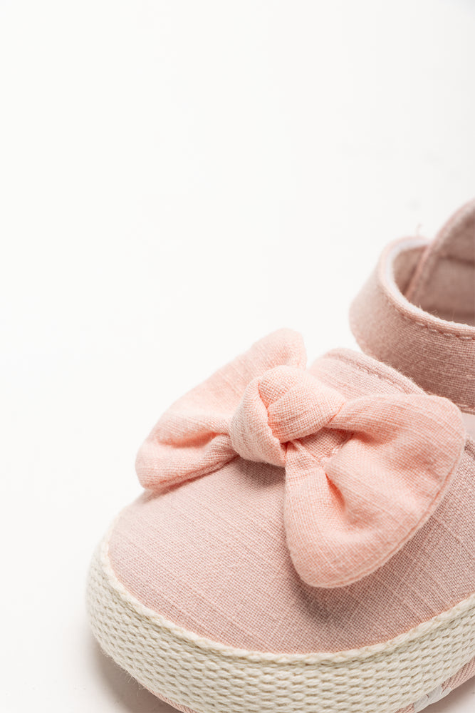 Bow Sandals Light Coral (2)