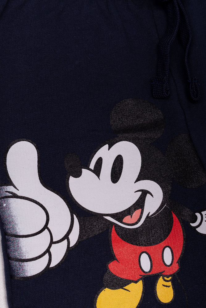 Mickey And Friends Fleece Set Black (2)