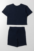 Mickey And Friends Fleece Set Black (3)