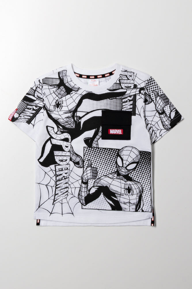 Spider-Man Pocket T-Shirt White