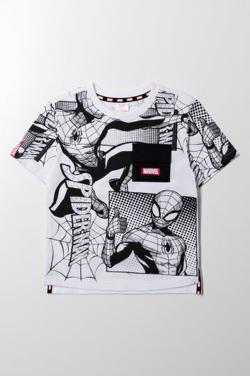 Spider-Man Pocket T-Shirt White