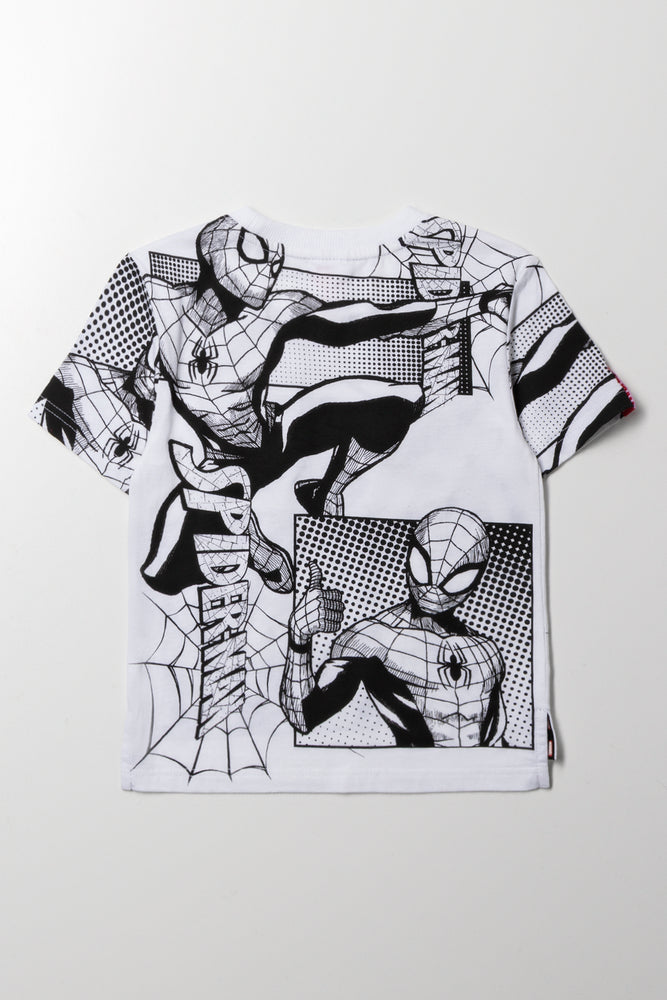 Spider-Man Pocket T-Shirt White (2)
