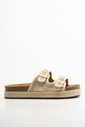 Double Band Sandals Natural (1)