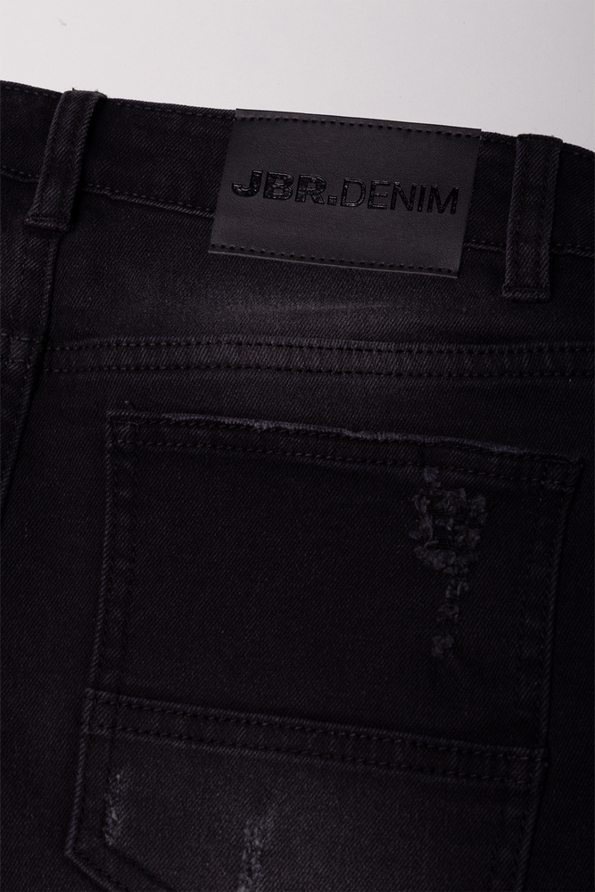 Ripped Denim Jeans Black (2)
