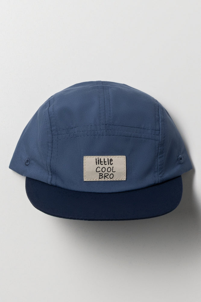 Flat Bill Peak Cap Blue
