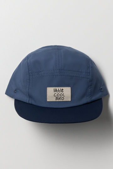 Flat Bill Peak Cap Blue
