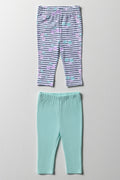 2 Pack Leggings Aqua