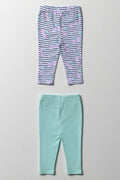 2 Pack Leggings Aqua (2)