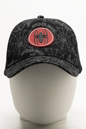 Spider-Man Peak Cap Black