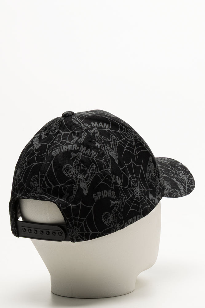 Spider-Man Peak Cap Black (1)