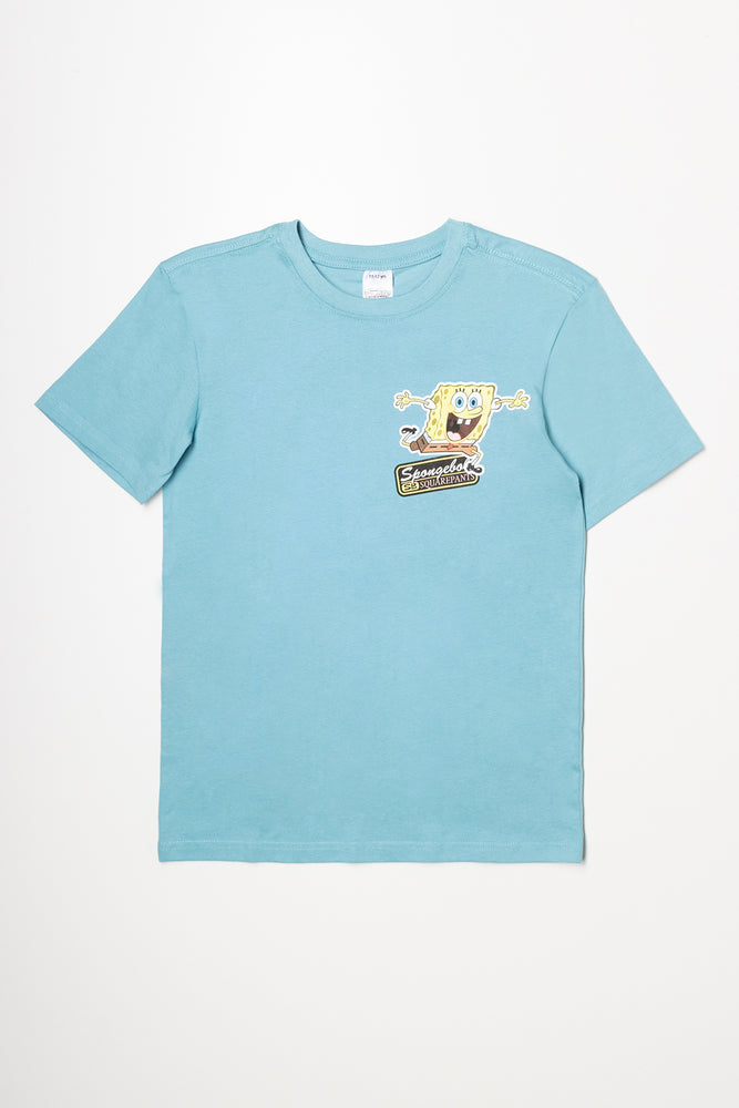 SpongeBob Short Sleeve T-Shirt Turquoise