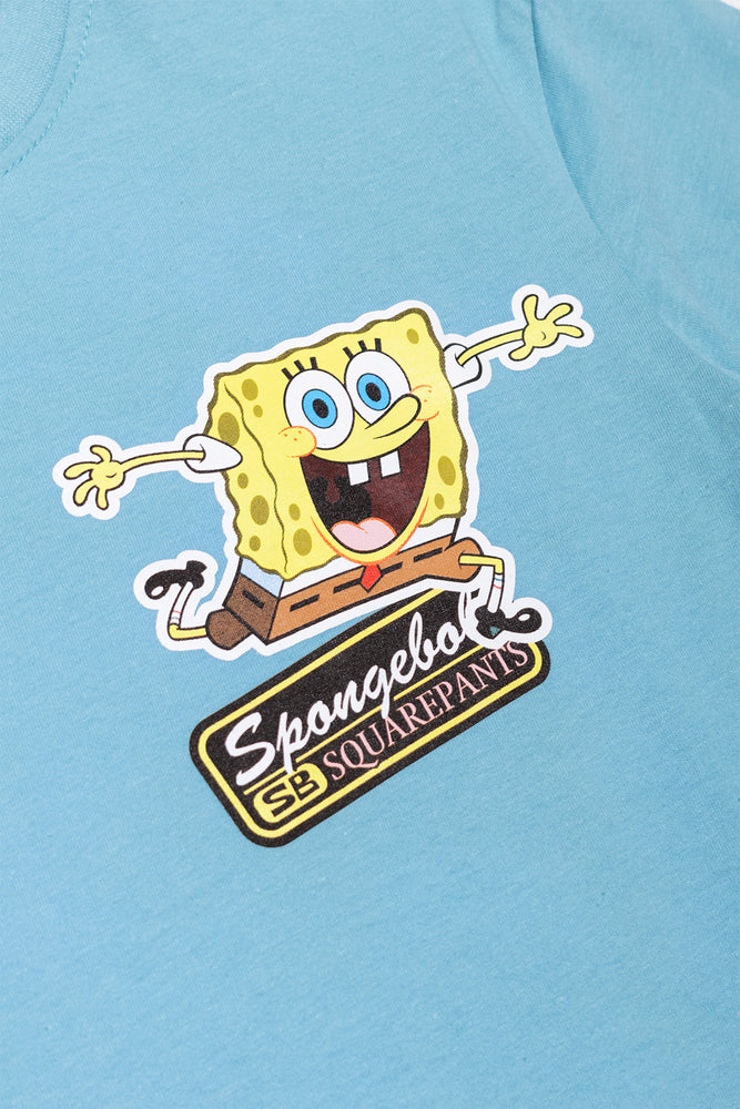 SpongeBob Short Sleeve T-Shirt Turquoise