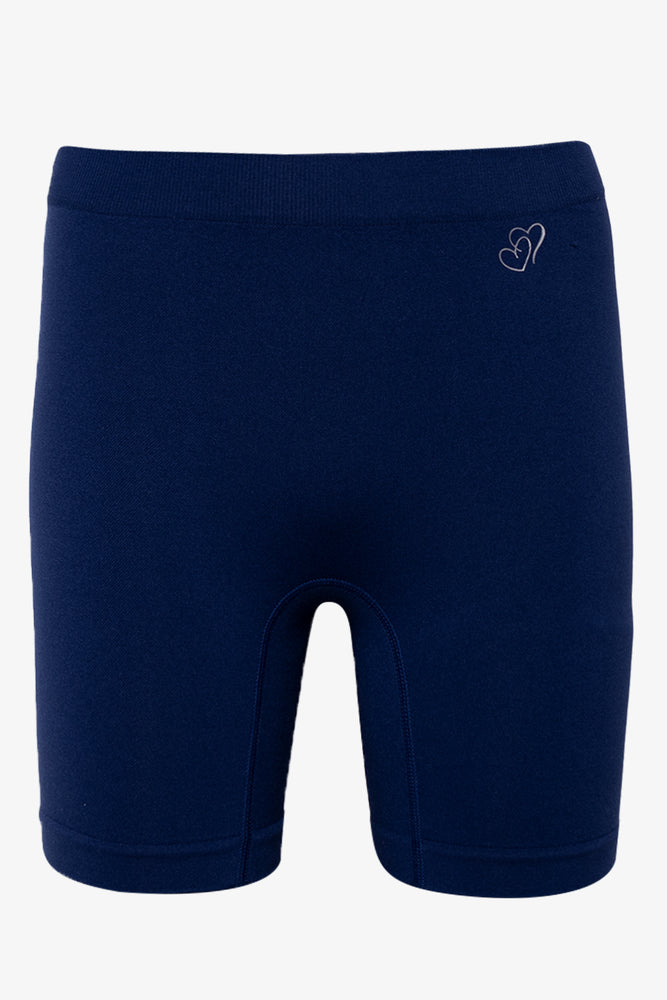 2 Pack Seamfree Long Leg Boyleg Panties Navy And Grey