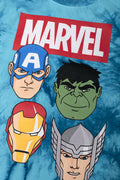 Avengers Tie Dye Short Sleeve T-Shirt Blue (1)