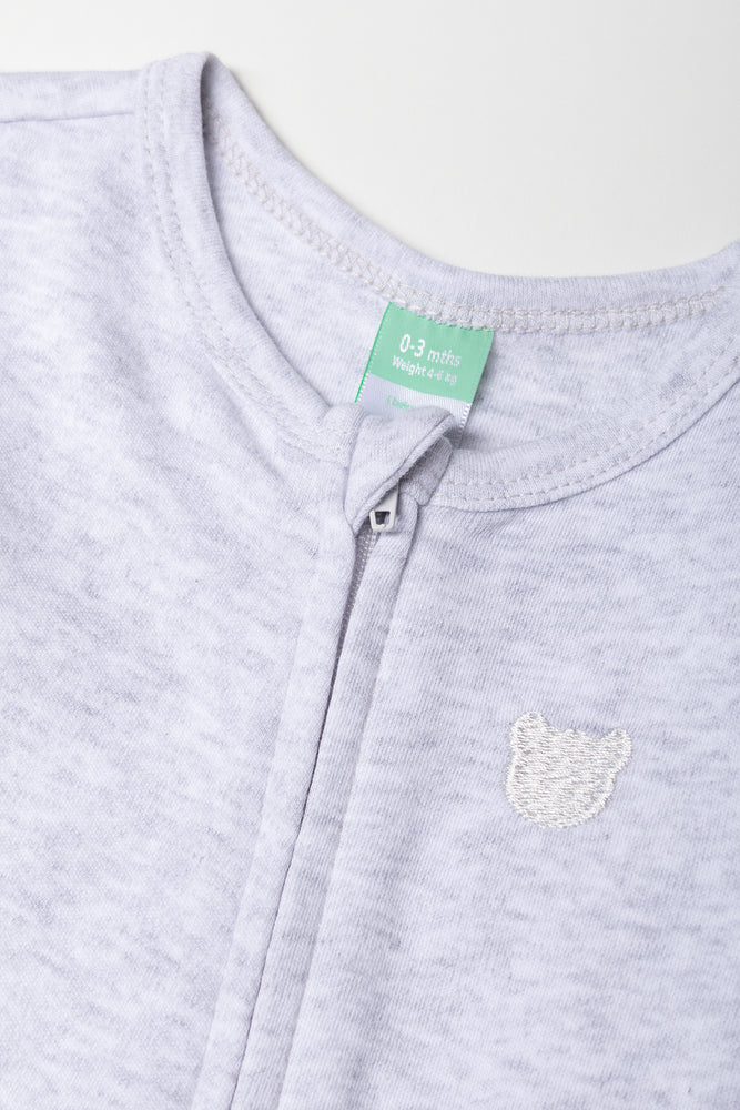 Sleepsuit Grey Melange (1)
