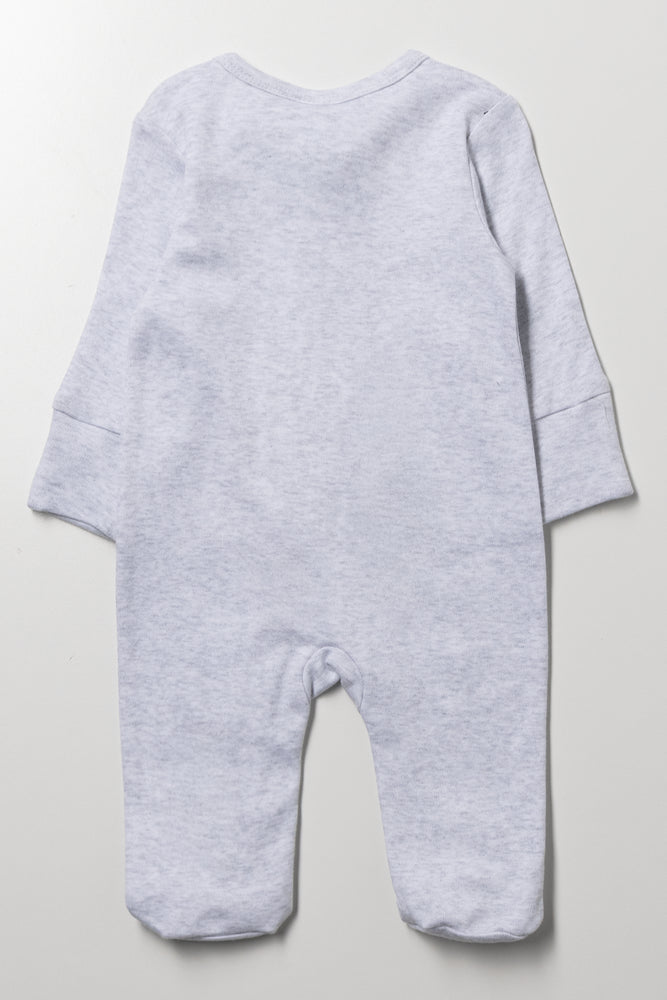Sleepsuit Grey Melange (2)